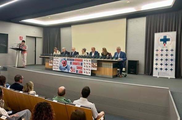 José Pellitero en la asamblea de la Hermandad de Donantes de Sangre