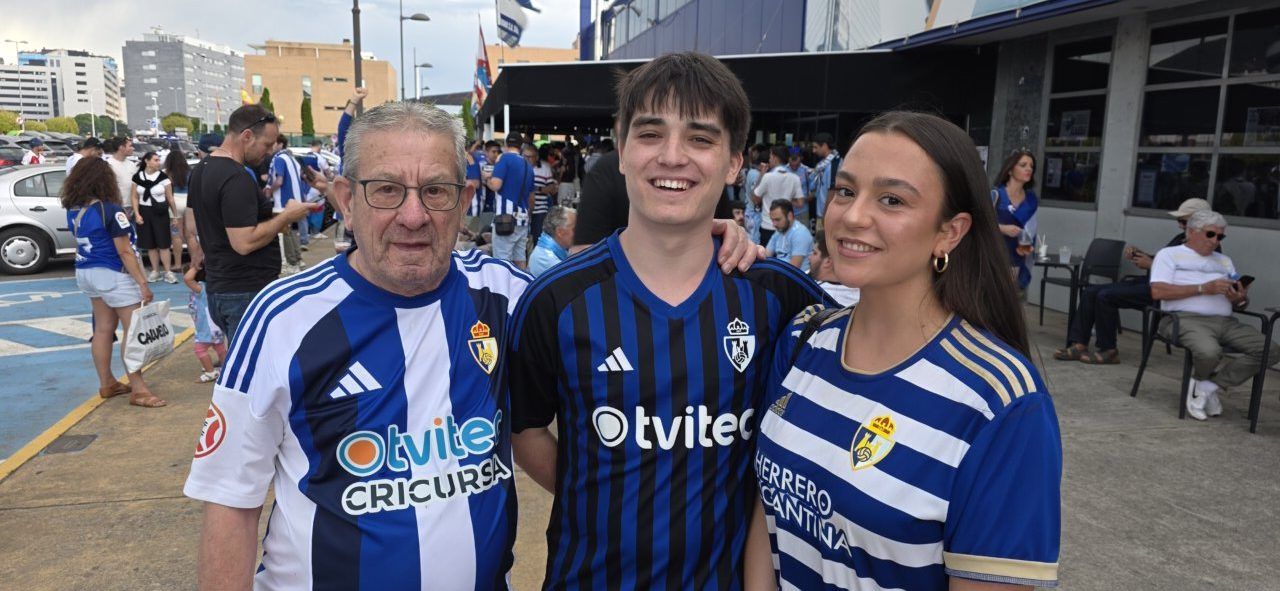 Aficionados de Ponferradina y Celta B en un evento deportivo