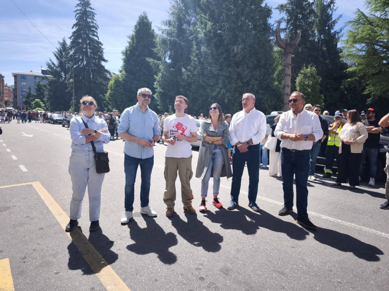 Manifestación en Laciana para reclamar futuro y oportunidades laborales