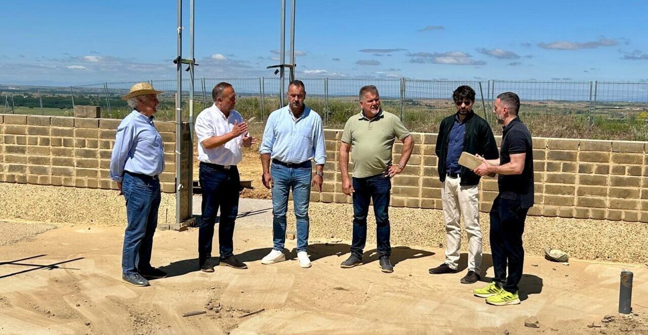 Visita a las obras del Centro Arqueológico de Lancia en León
