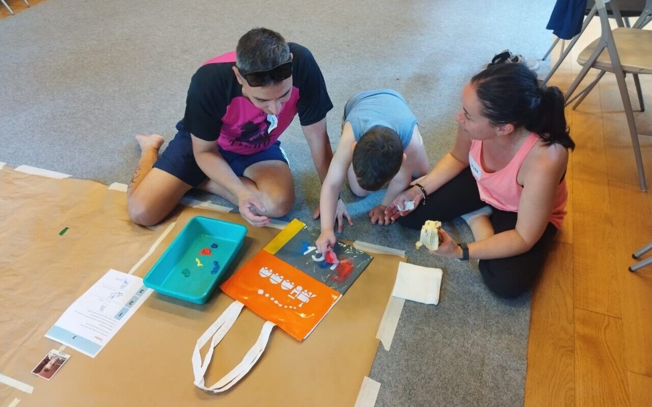 Actividad de inclusión cultural en el Museo de la Energía con niños
