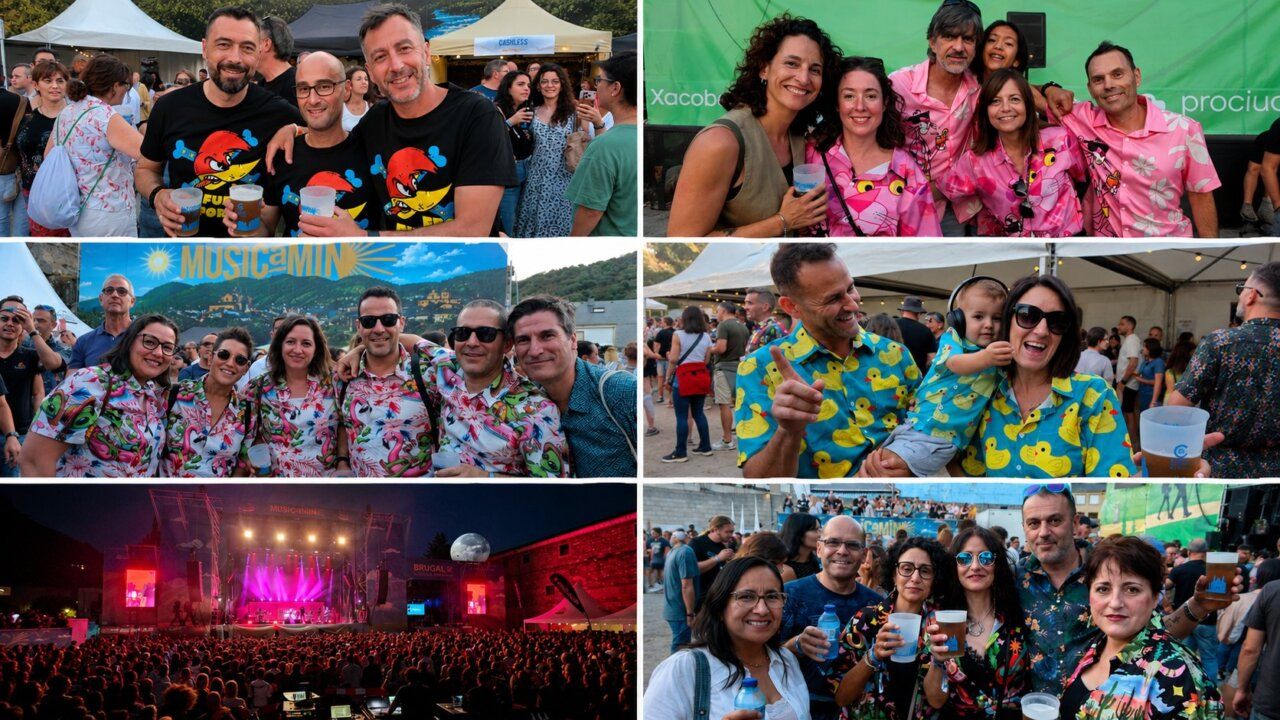 Público disfrutando del festival Musicamino 2026 en Villafranca del Bierzo