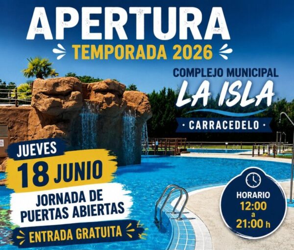 Inauguración del Complejo Municipal La Isla en Carracedelo con piscina y actividades