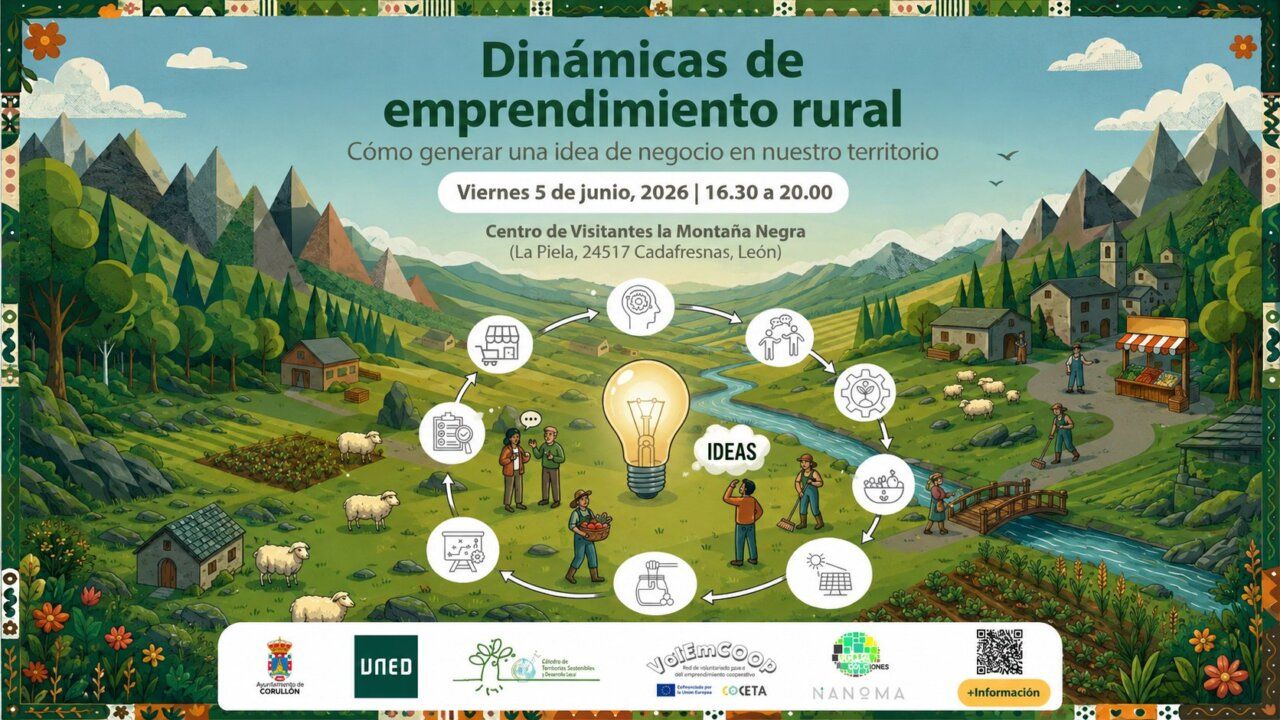 Ilustración del Centro de Visitantes La Montaña Negra en Cadafresnas