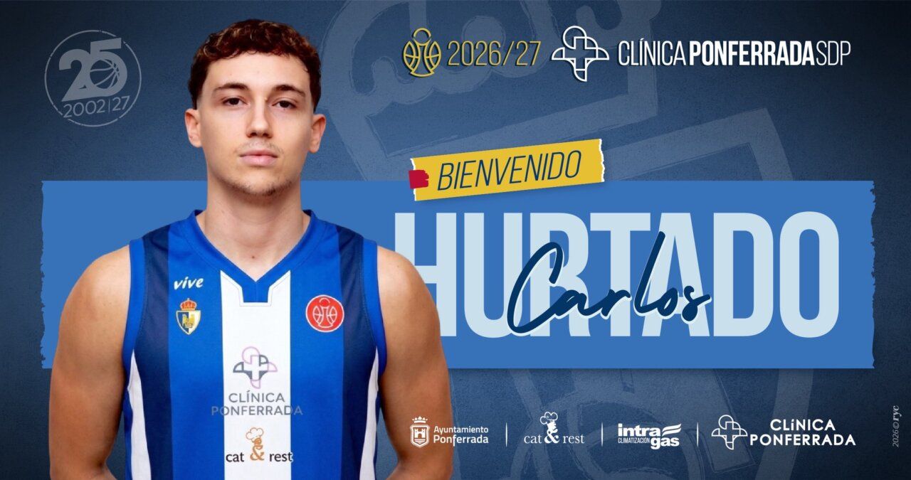 Carlos Hurtado, nuevo jugador del Clínica Ponferrada SDP en baloncesto