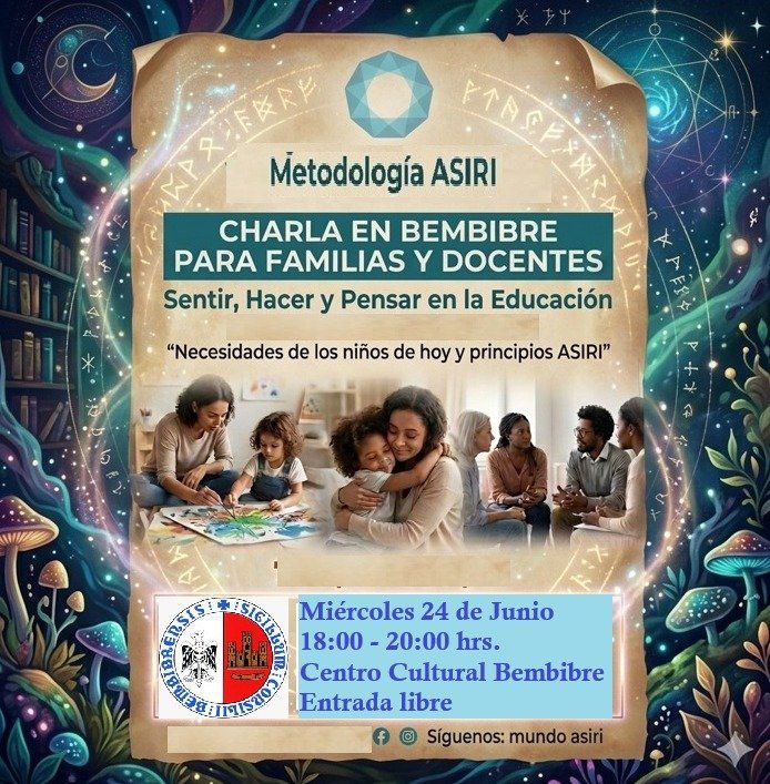 Charla sobre metodología ASIRI en Bembibre con familias y docentes