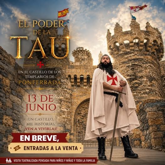 Promoción de la visita teatralizada El Poder de la Tau en Ponferrada