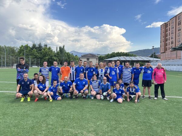 Entrenamiento del equipo Asprona Bierzo con Alexandra Rivas en Ponferrada