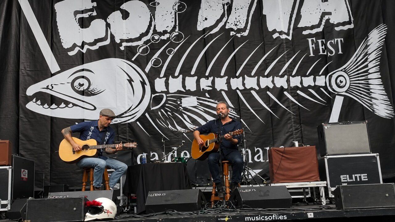 Joséle Santiago y David Krahe actuando en el Espina Fest 2026