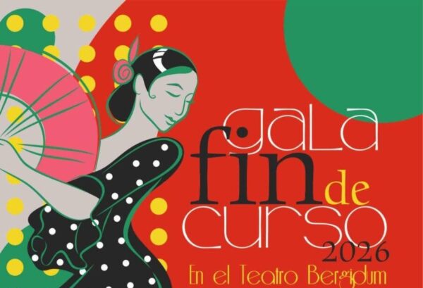 Cartel de la gala de fin de curso de la Casa de Andalucía en el Bierzo