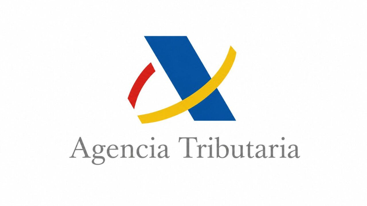 Logo de la Agencia Tributaria en un fondo blanco