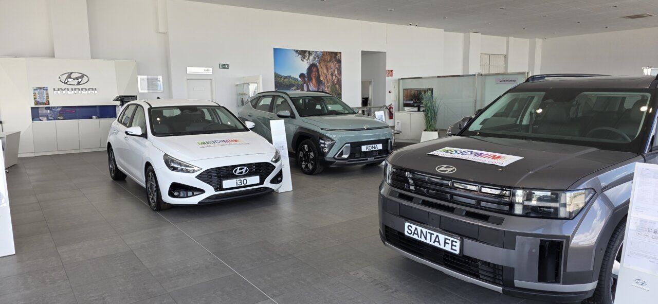 Tres modelos de Hyundai en concesionario de Ponferrada para Musicamino 2026