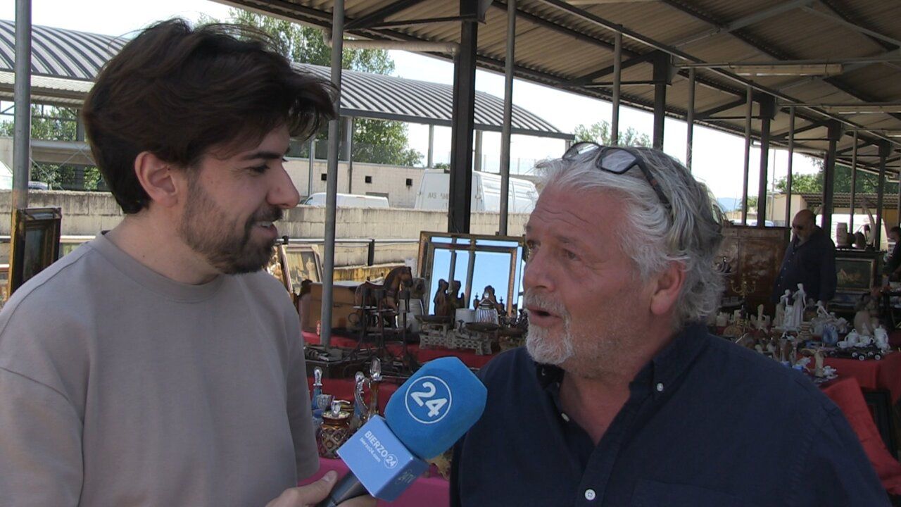 Entrevista en la III Feria de Antigüedades y Coleccionismo en Camponaraya