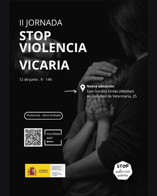 Cartel de la II Jornada Stop Violencia Vicaria en León