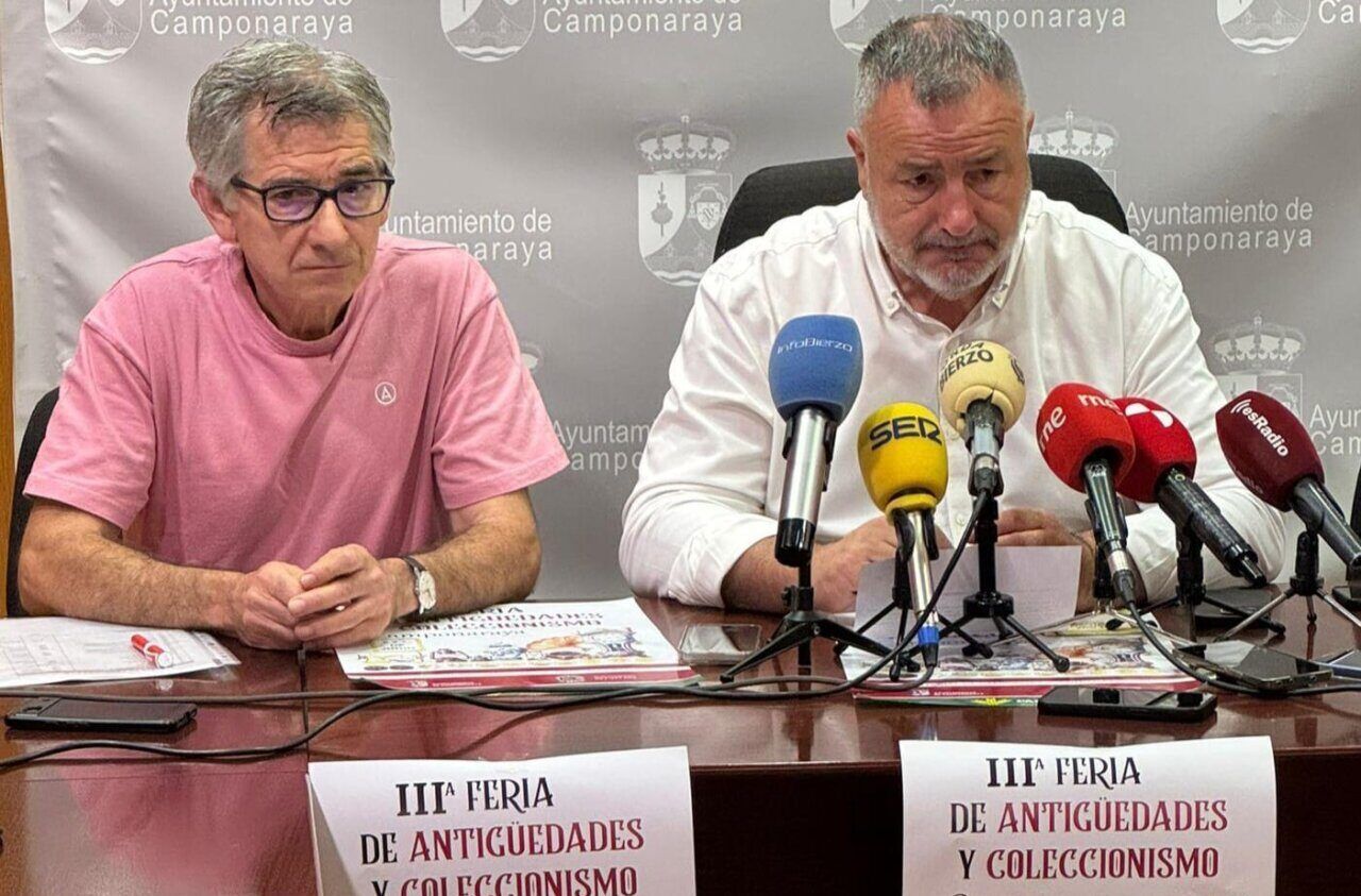 Presentación de la III Feria de Antigüedades y Coleccionismo en Camponaraya