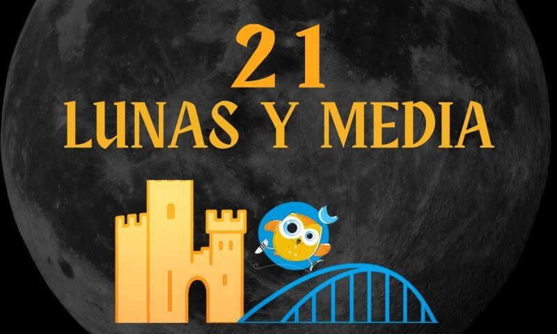 Cartel de la Media Maratón 21 Lunas y Media en Ponferrada