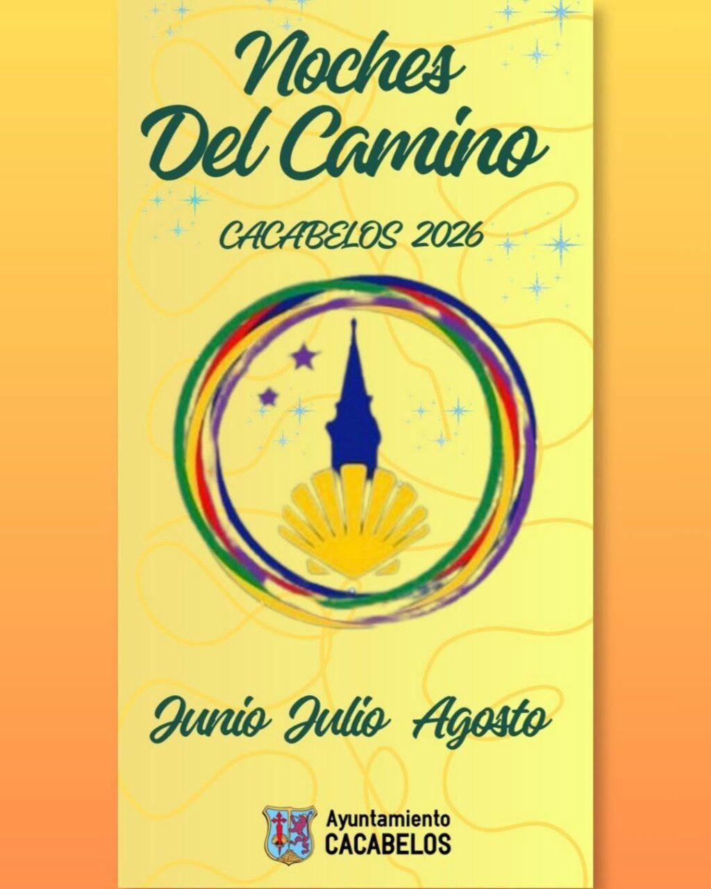 Cartel de las Noches del Camino 2026 en Cacabelos