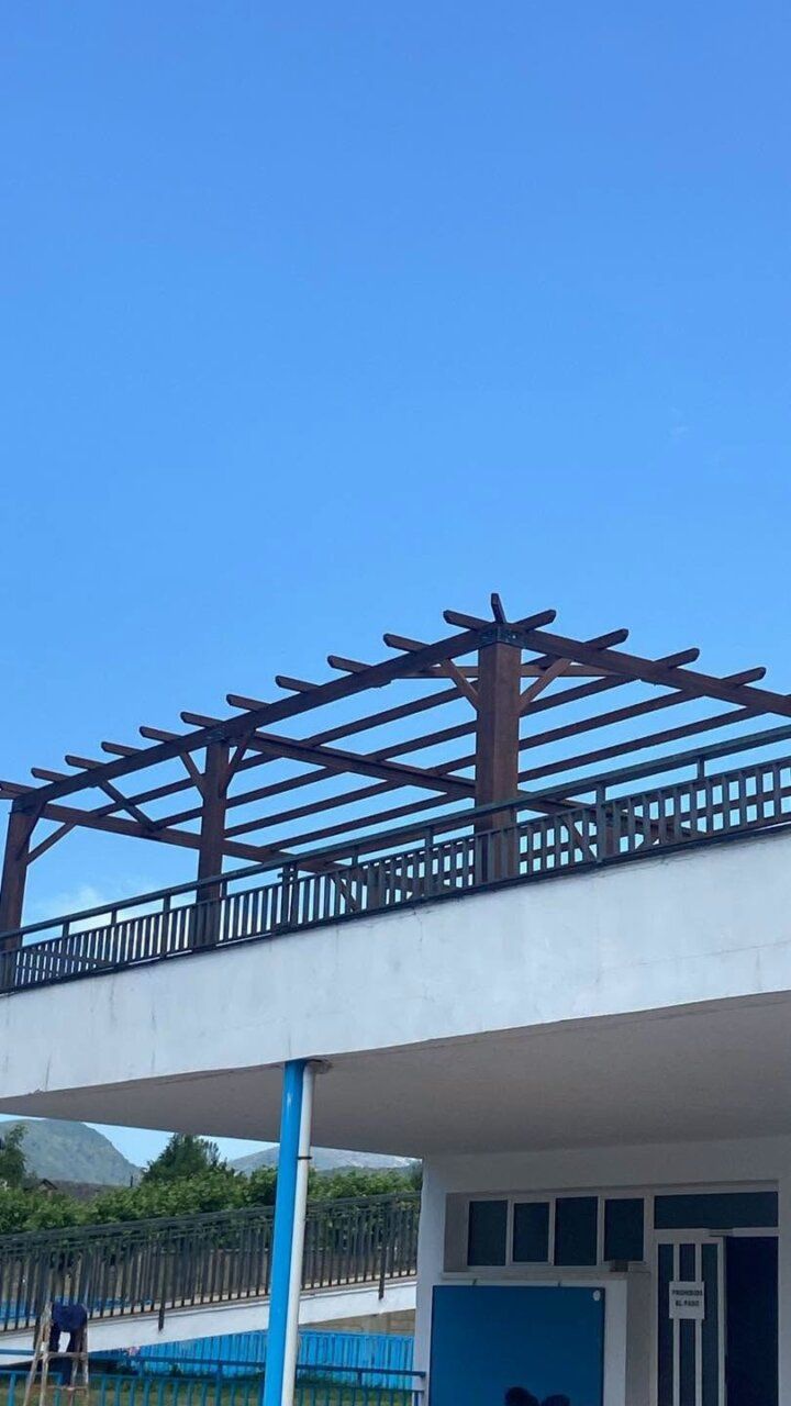 Preparativos para la apertura de las piscinas en Villablino