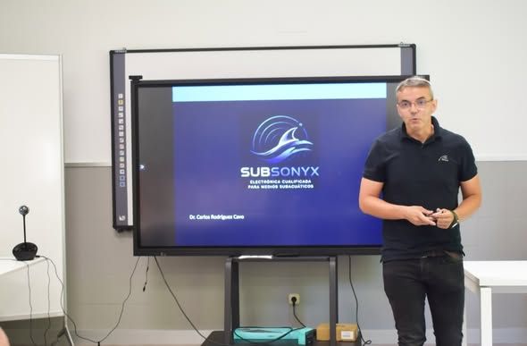 Presentación de Subsonyx en los Premios Santander Emprendimiento
