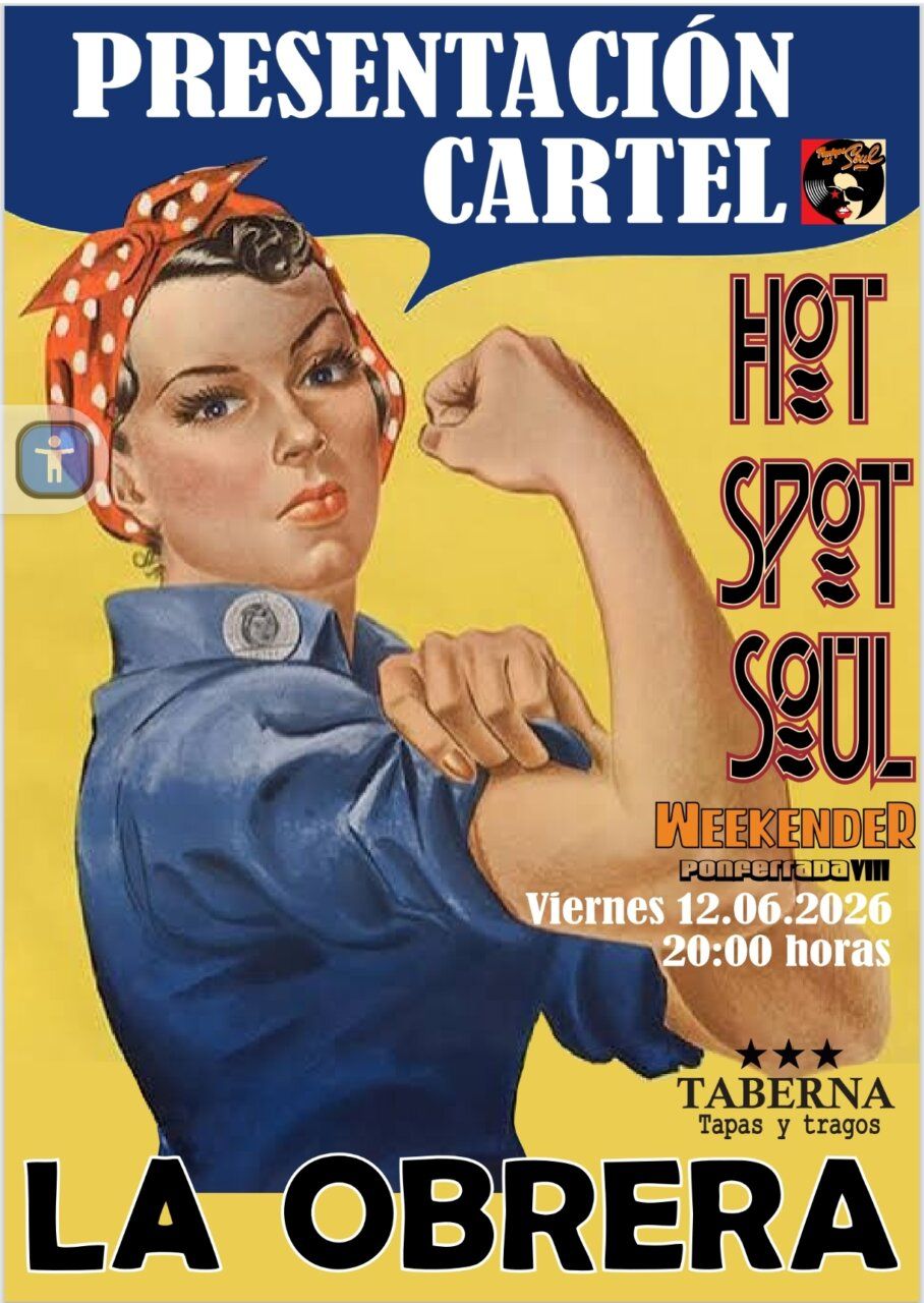 Cartel de presentación del Hot Spot Soul Weekender en La Obrera