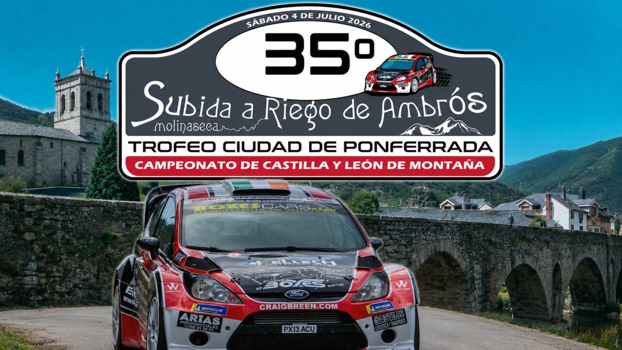Cartel oficial de la 35ª Subida a Riego de Ambrós en Ponferrada