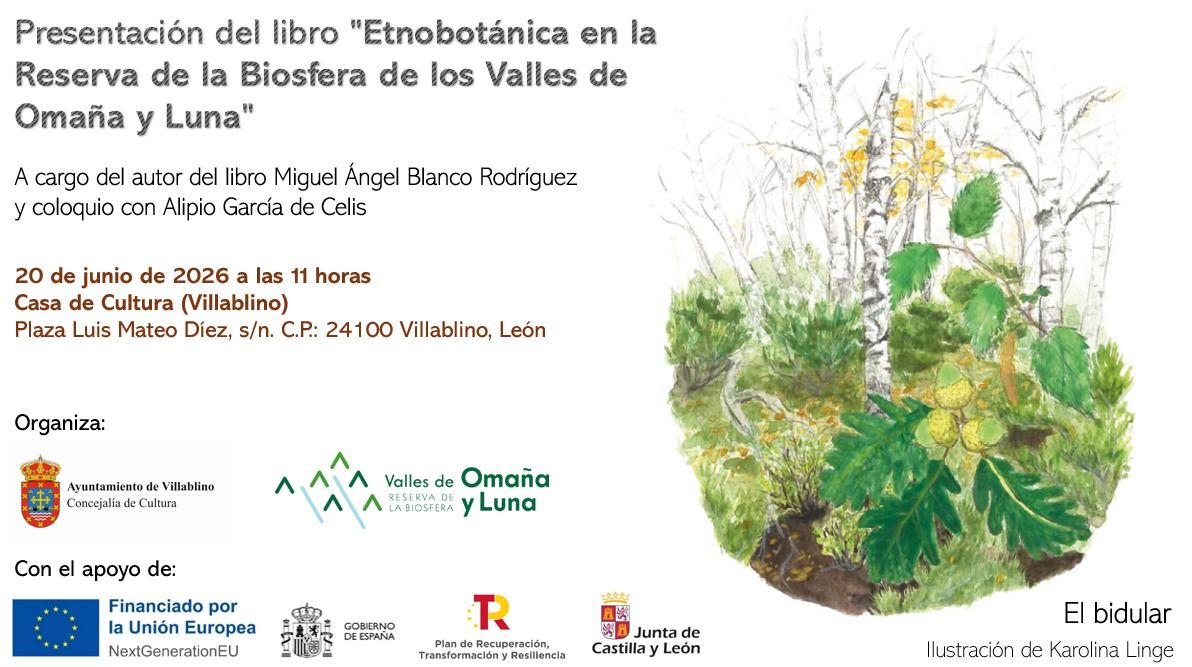 Presentación del libro sobre etnobotánica en Villablino