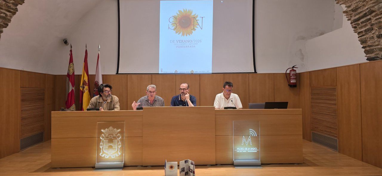 Presentación del evento SON 2026 en Ponferrada con cuatro ponentes