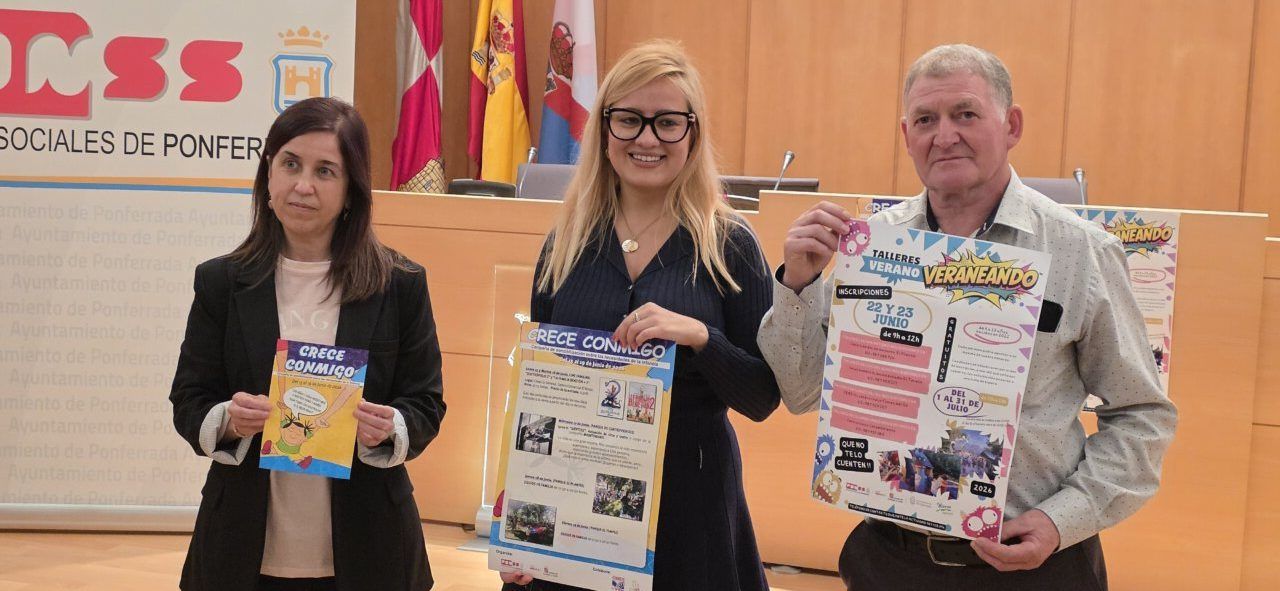 Presentación de actividades de verano para la infancia en Ponferrada