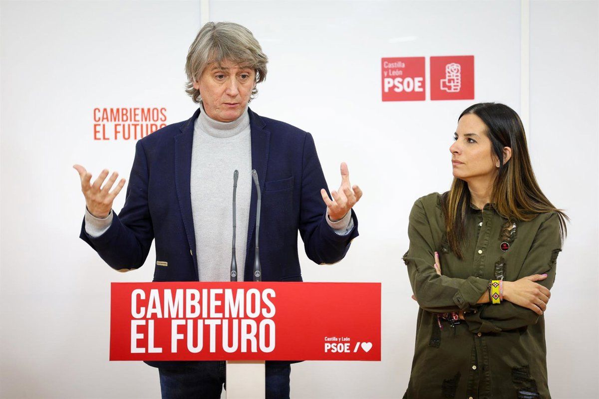 Rueda de prensa del PSOE sobre incendios en Castilla y León