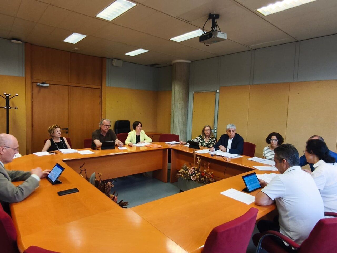 Reunión sobre la restauración de las campanas de la Torre del Reloj en Ponferrada