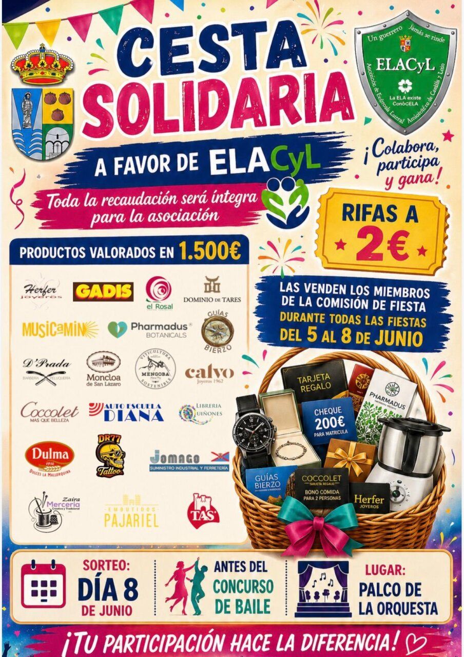 Cartel del torneo Encesta por la ELA en Santo Tomás de las Ollas
