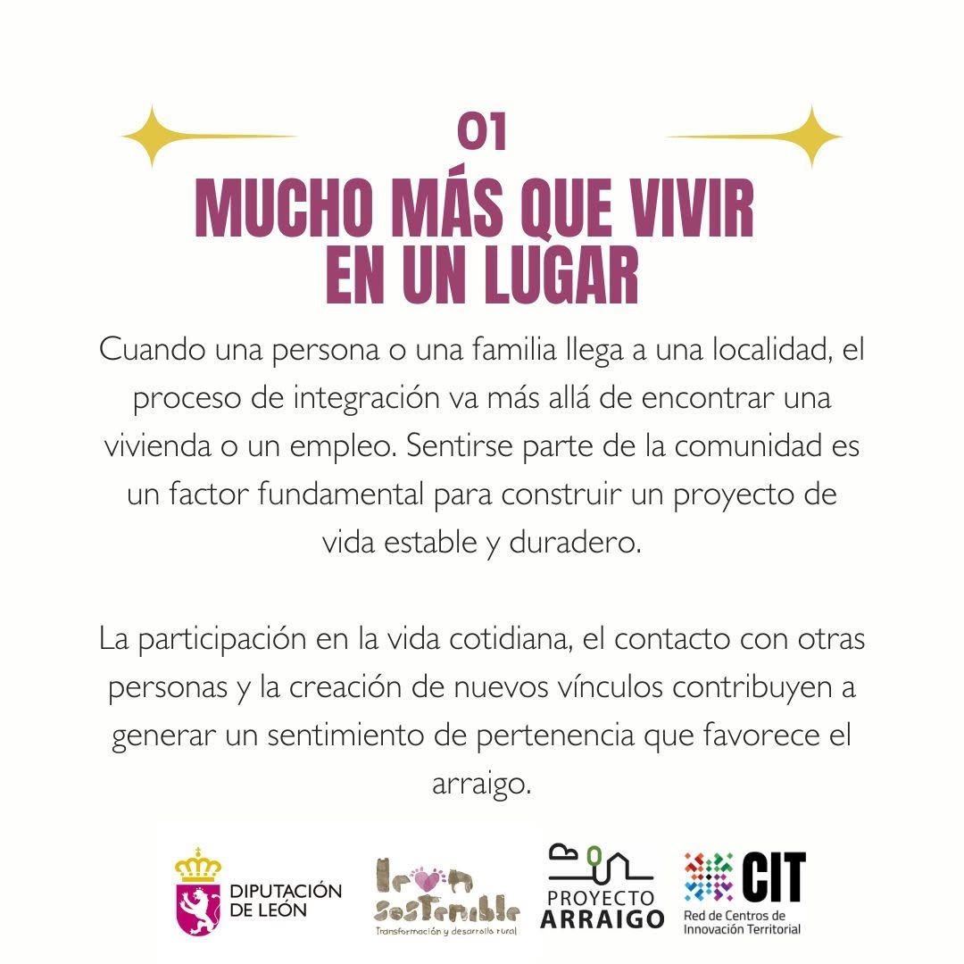 Texto sobre la importancia de la integración en comunidades rurales