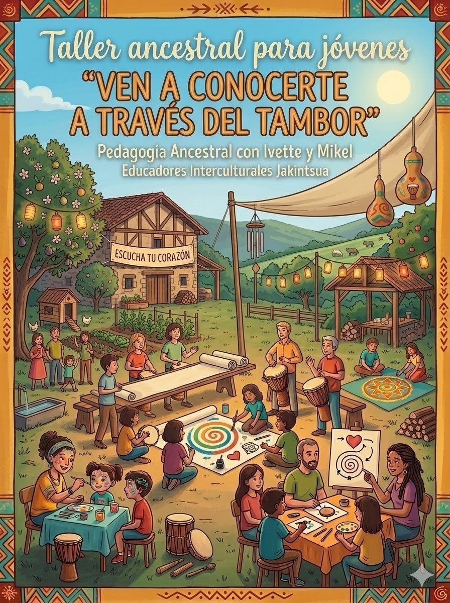 Taller ancestral para jóvenes con Ivette y Mikel en Bembibre