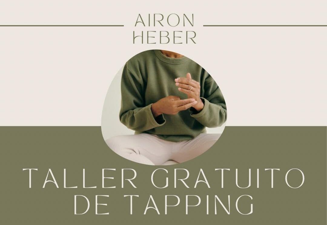 Cartel del taller gratuito de tapping en Arganza
