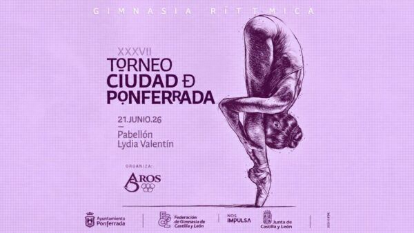 Cartel del XXXVII Torneo Ciudad de Ponferrada de Gimnasia Rítmica