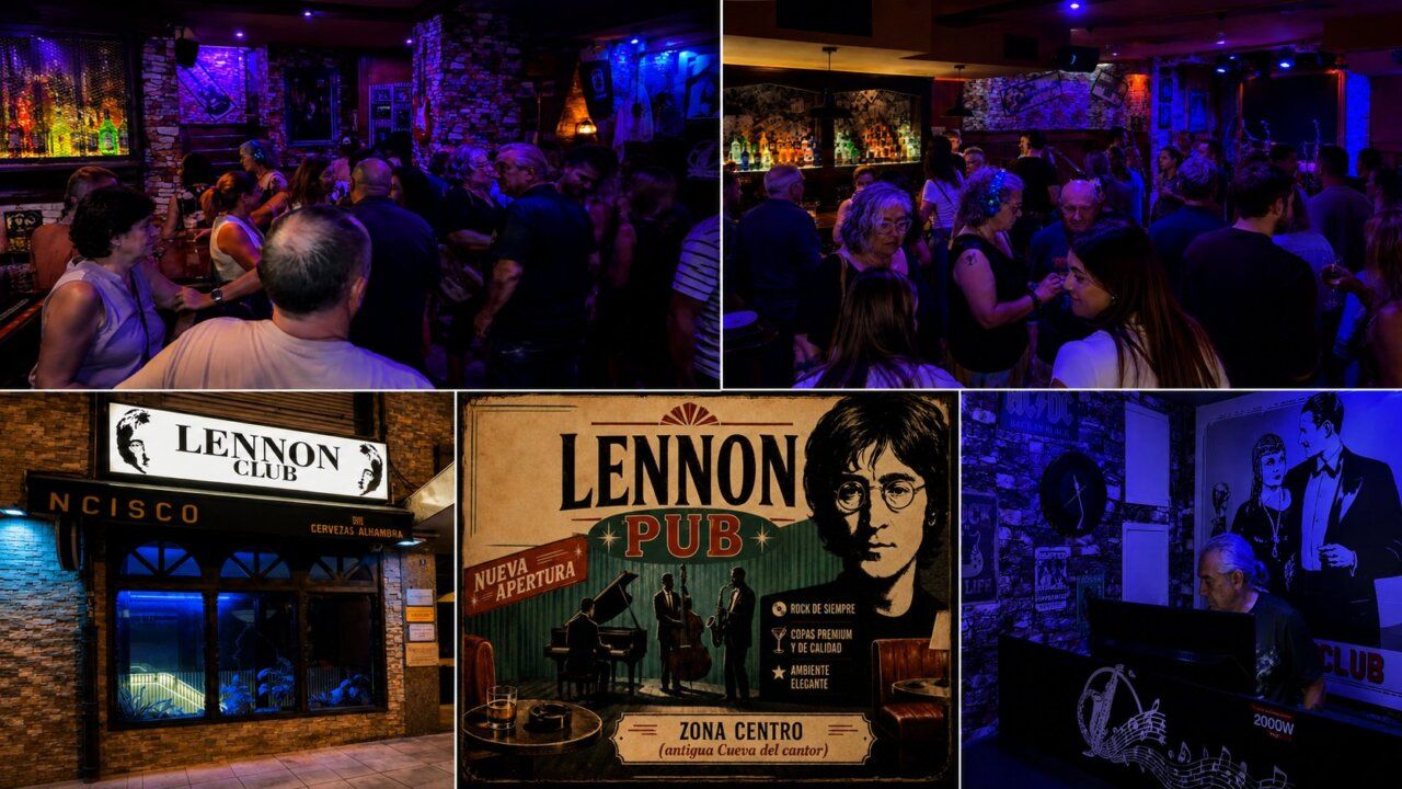 Interior del Lennon Club con clientes disfrutando de la música en Ponferrada