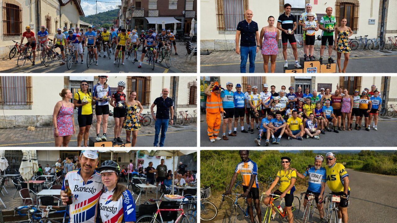 Participantes de Le Toralé Clasiqué 2026 en Toral de los Vados con bicicletas clásicas.