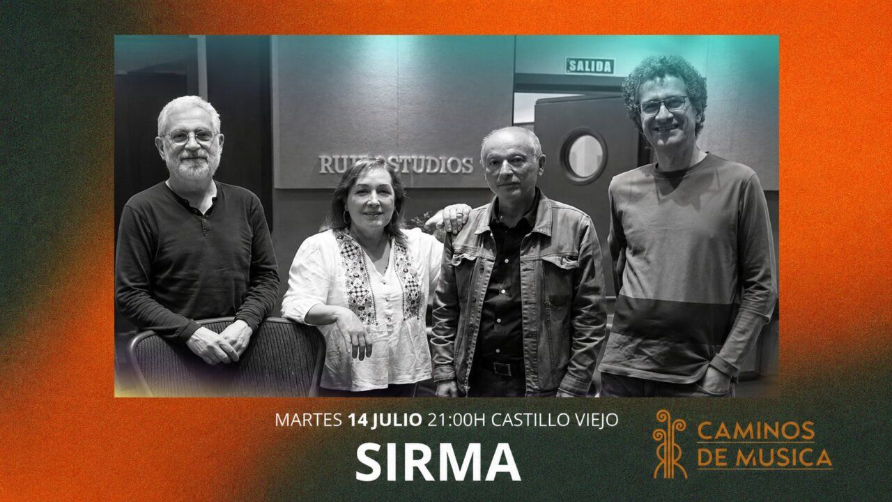 Grupo SIRMA en estudio de grabación para concierto en Ponferrada