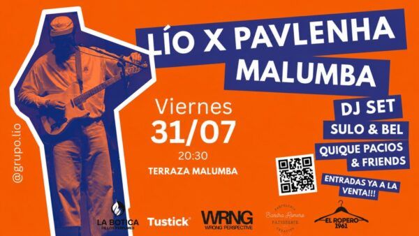 Cartel del concierto de Lío x Pavlenha en Ponferrada