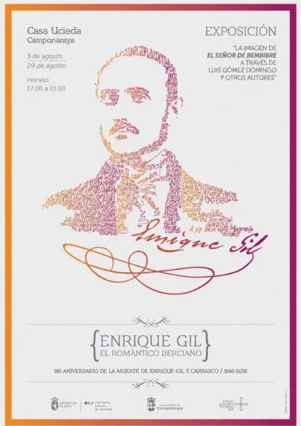 Cartel de la exposición sobre El Señor de Bembibre en Casa Ucieda-Osorio