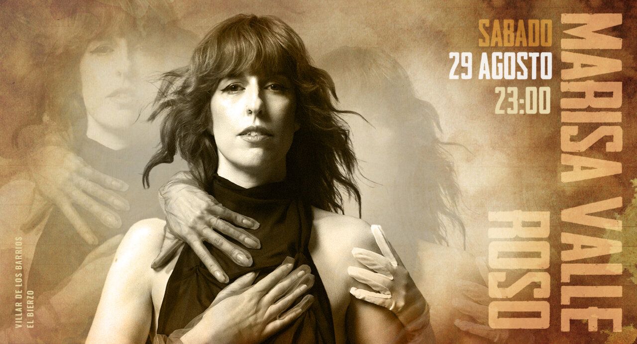 Cartel del festival Villar de los Mundos con Marisa Valle Roso
