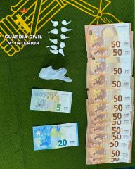 Intervención de la Guardia Civil con dinero y sustancias en festivales del Bierzo