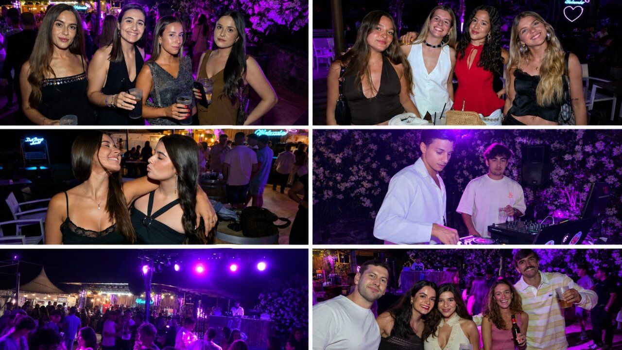 Grupo de amigos disfrutando en una fiesta nocturna en Ponferrada