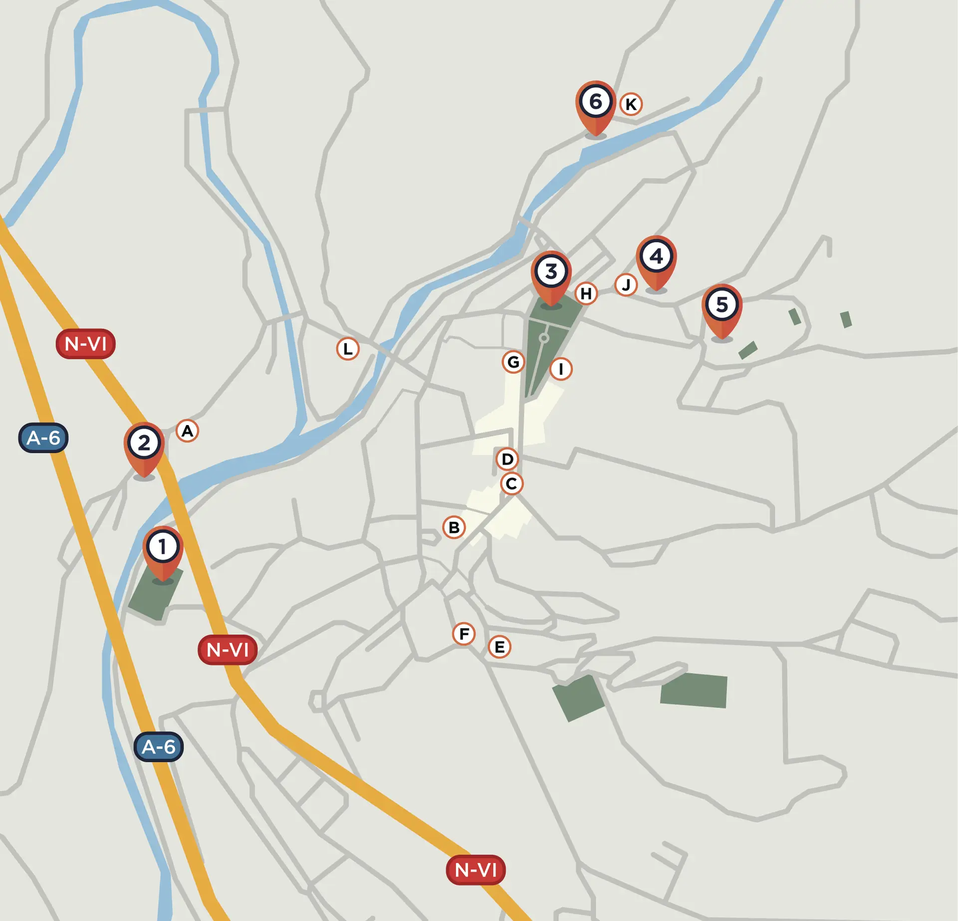 Mapa de la programación del Fiestizaje 2026 en Villafranca del Bierzo