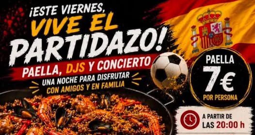 Evento de fútbol, música y gastronomía en Fabero con pantalla gigante
