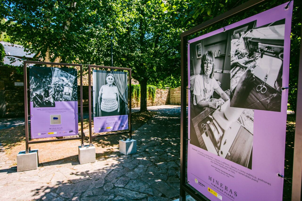 Exposición fotográfica homenaje a mujeres de cuencas mineras en Villablino.
