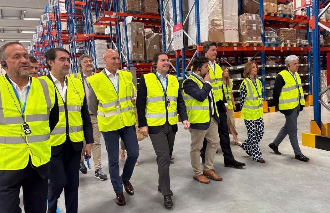 Inauguración del nuevo centro logístico de DIA en Villadangos del Páramo