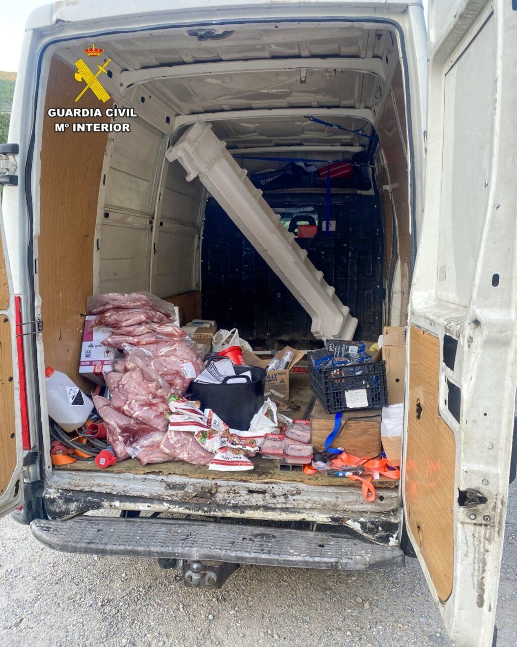 Intervención de la Guardia Civil en un festival con carne en mal estado