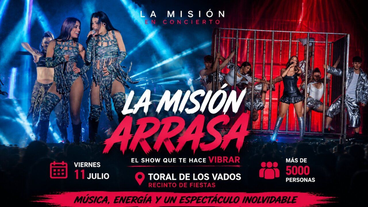 Actuación de La Misión en Toral de los Vados con gran público