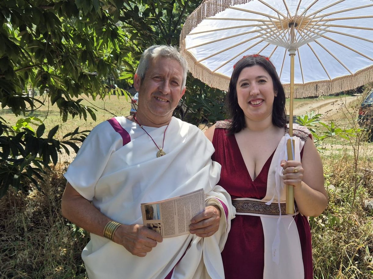 Recreacionistas romanos en Las Médulas durante la III Lvdvs Avrvm